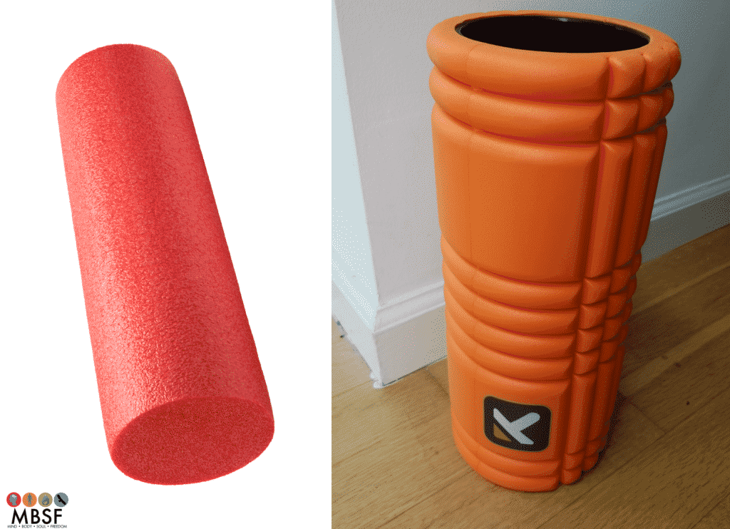 Foam Roller vs GRID Foam Roller-min