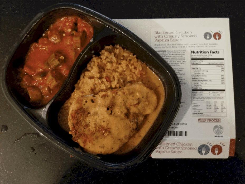A Review of BistroMD & Balance by BistroMD 24 Blackened Chicken with Creamy Smoked Paprika Sauce