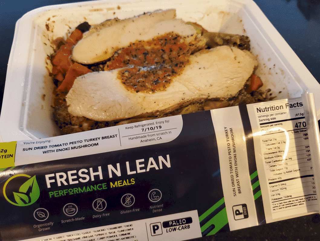 Fresh N' Lean - Sun Dried Tomato Pesto Turkey Breast with Enoki Mushroom