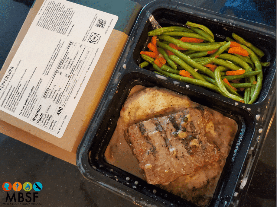 Freshly - Steak Peppercorn with Sauteed Carrots & French Green Beans