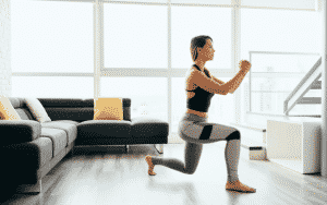  Calisthenic lunge for flexibility