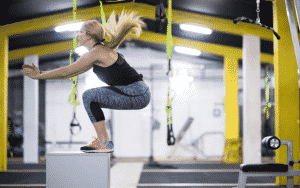 calisthenic endurance box jumps